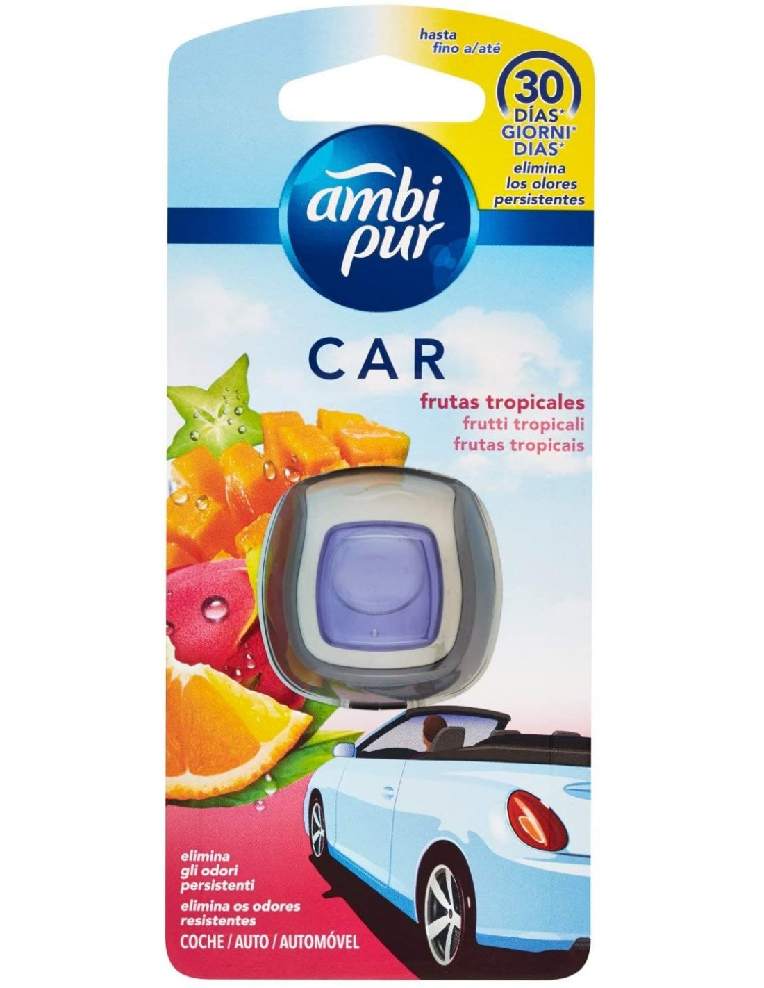 Ambipur Deodorante Auto Profumo Frutti Tropicali