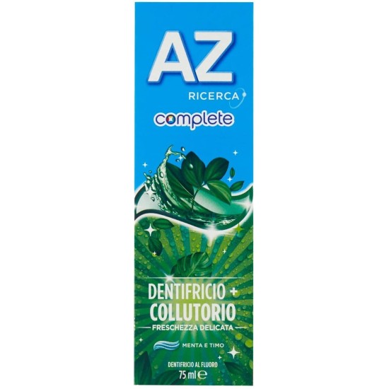 Az Dentifricio piu Colluttorio Complete Freschezza Delicata 75ml