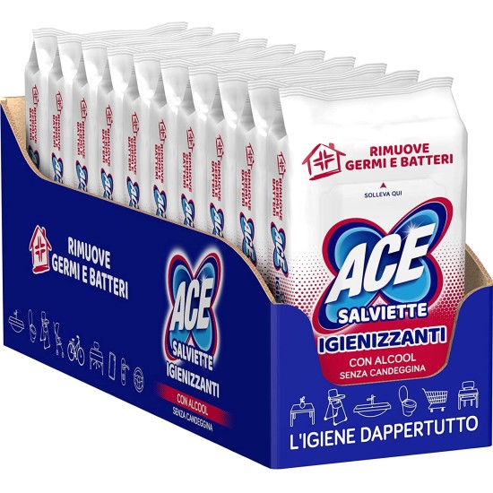 Ace Salviette Igienizzanti con Alcool maxi confezione