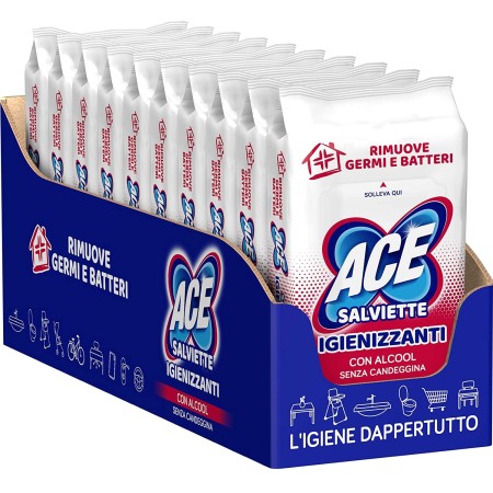 Ace Salviette Igienizzanti con Alcool maxi confezione