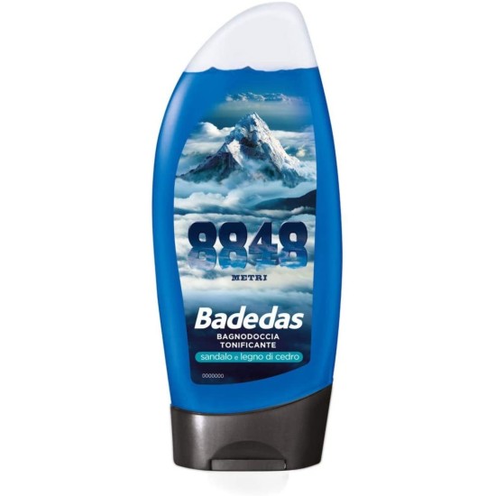 Badedas Bagnodoccia Bagnoschiuma 8848 Metri Tonificante Sandalo e Legno di Cedro  250ml