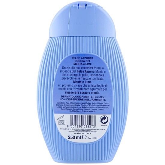 Felce Azzurra Bagnodoccia Bagnoschiuma Menta e Lime Rinfrescante 250ml