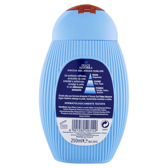 Felce Azzurra Bagnodoccia Bagnoschiuma Argan 250ml