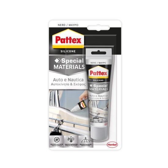 PATTEX Silicone Nautica e Auto Nero 50ml