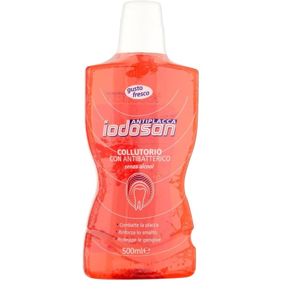 Collutorio Antiplacca Iodosan Protezione Senza Alcol 500ml