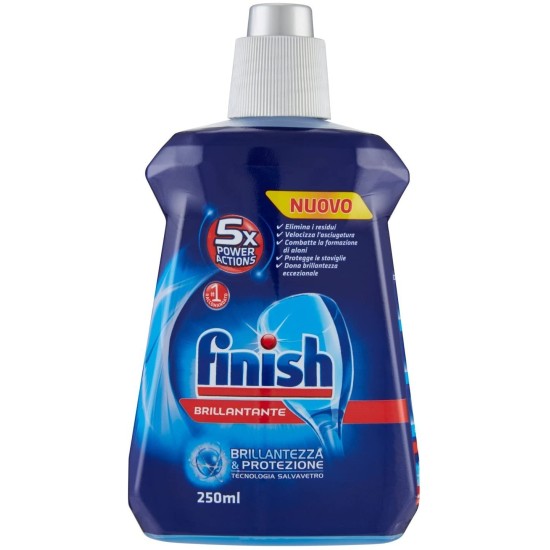 Brillantante Finish Detersivo Lavastoviglie 250ml SalvaVetro
