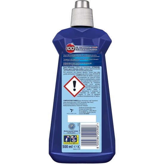Informazioni dettagliate sulla confezione Brillantante Finish 500ml