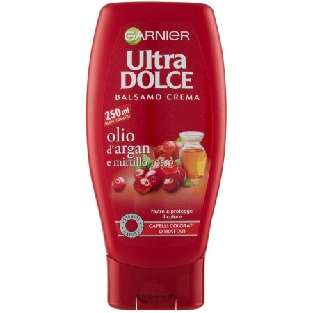 Balsamo per Capelli Colorati Garnier crema capelli 250ml con Olio d'Argan e Mirtillo Rosso
