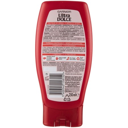 Informazioni su Garnier Ultra Dolce Balsamo Capelli Olio di Argan e Mirtillo Rosso 250ml