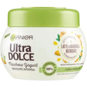Maschera Ristrutturante per Capelli 300ml - Maschera Garnier Latte di Mandorla e Linfa d'Agave Yogurt
