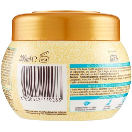 Garnier Ultra Dolce Maschera Capelli Olio d'Argan e Crema di Mandorla 300ml