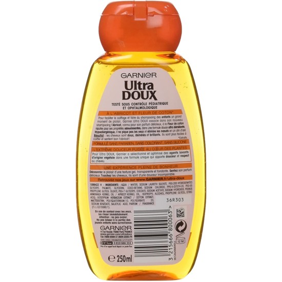Garnier Ultra Dolce Shampoo Bambini Albicocca e Fiori di Cotone 300ml
