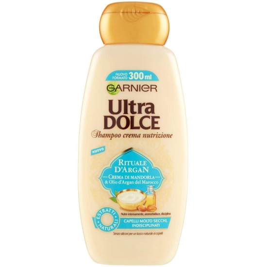 Garnier Ultra Dolce Shampoo Rituale Crema di Mandorla e Olio d'Argan 300ml