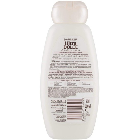 Informazioni confezione Shampoo Garnier Delicatezza d'Avena 300ml