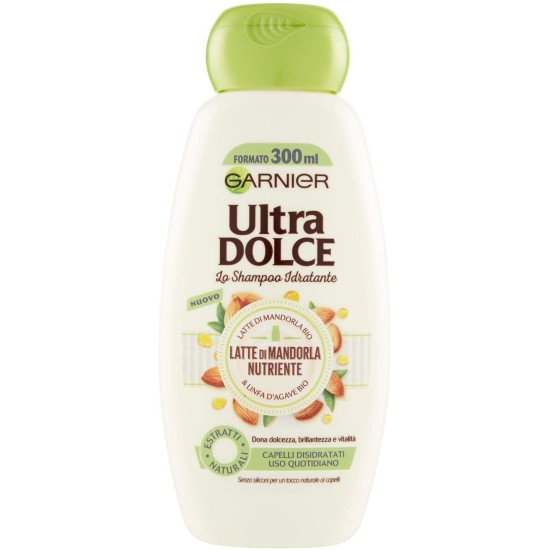 Garnier Ultra Dolce Shampoo al Latte di Mandorla e Linfa d'Agave 300ml