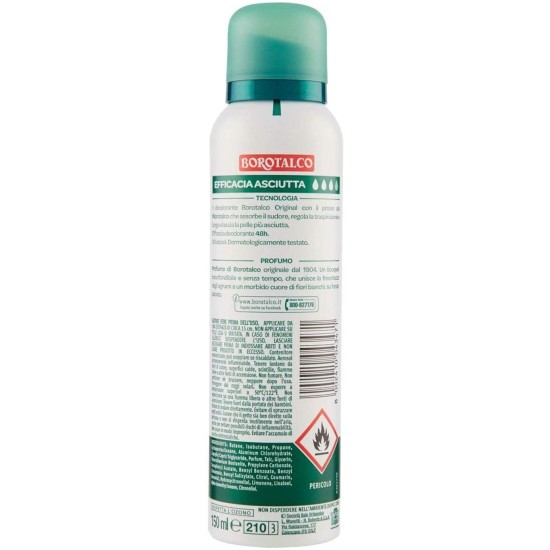 Informazioni sul podotto Borotalco Deodorante Spray