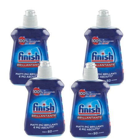 Brillantante Lavastoviglie 4X250ml - Finish Lavastoviglie