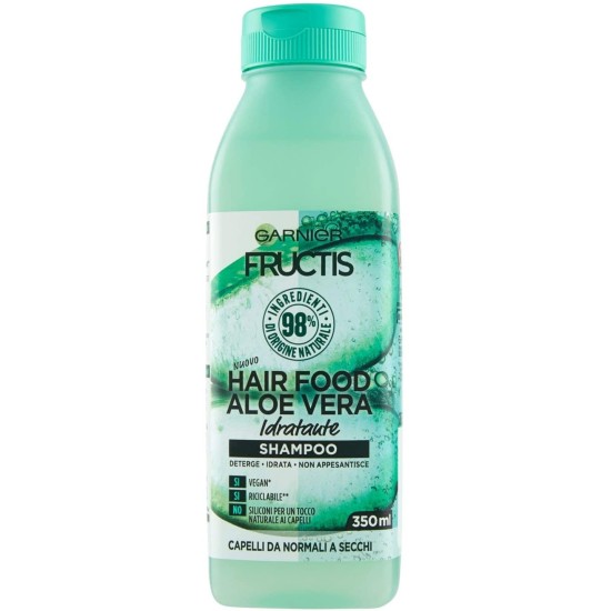 Shampoo Aloe Vera Garnier Fructis Hair Food Idratante 350ml
