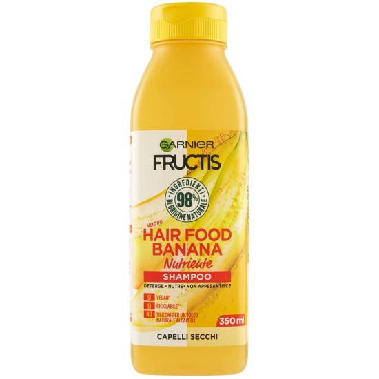 Capelli Secchi Shampoo Garnier Fructis Hair Food Banana 350ml