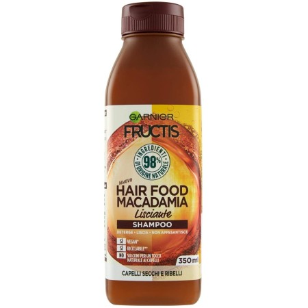 Garnier Fructis Lisciante Macadamia Shampoo Hair Food 350ml