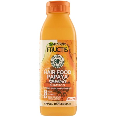 Shampoo Garnier Fructis Hair Food Papaya Riparatore 350ml