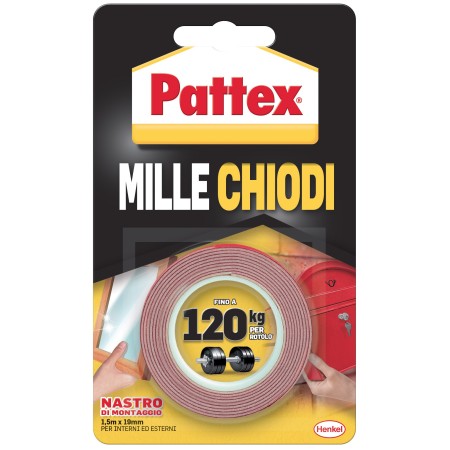 PATTEX Millechiodi Nastro Tape 19mmx1,5m