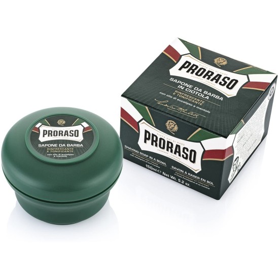 Sapone da Barba Proraso Verde in Ciotola da 150ml