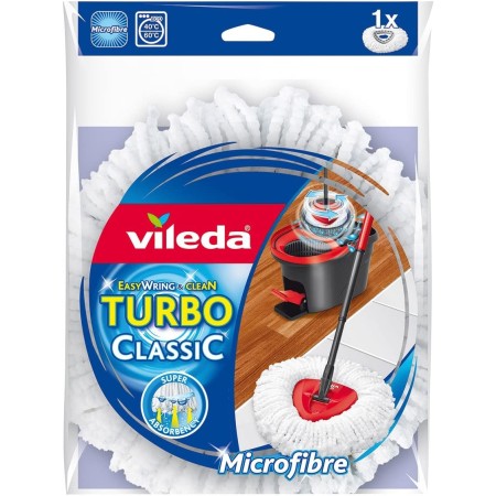 Mocio Ricambio Vileda Turbo 100% Microfibra Pulizia Perfetta