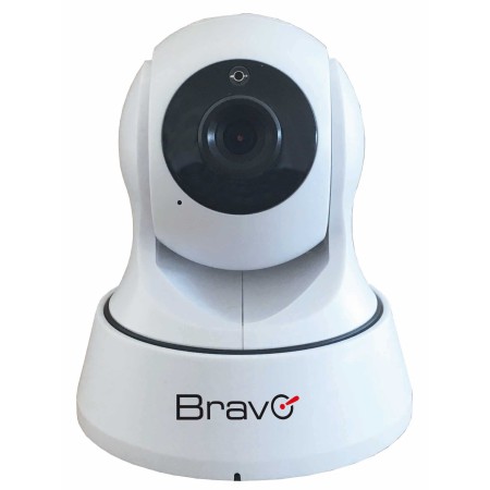 TELECAMERA WIRELESS HD 720P LED IR LAN MOTORIZZATA WIFI RETE INTERNET BRAVO SMARTY