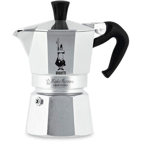 Caffettiera 2 Tazze Moka Bialetti Express 103ml in Alluminio