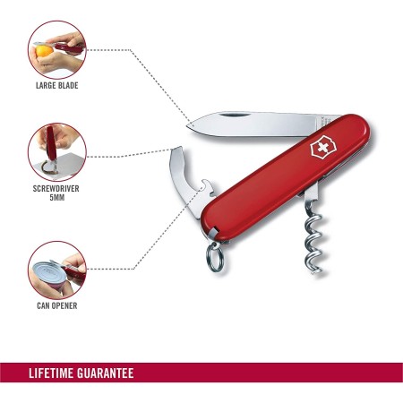 Esempi di uso del Coltellino Svizzero Multiuso Victorinox  Waiter V-0.3303