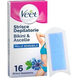 Veet Strisce Depilatorie - 16 Strisce epilazione 3 Salviette