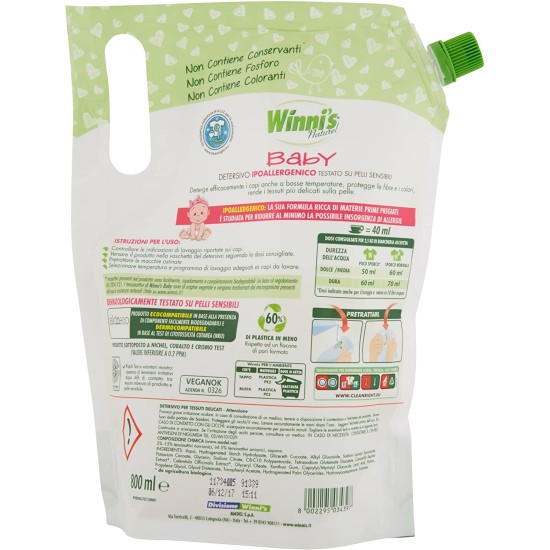 infor sulla confeszione di Winni's Lavatrice baby