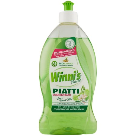 Detergente Piatti Concentrato 500ml - Winni's Piatti Limone