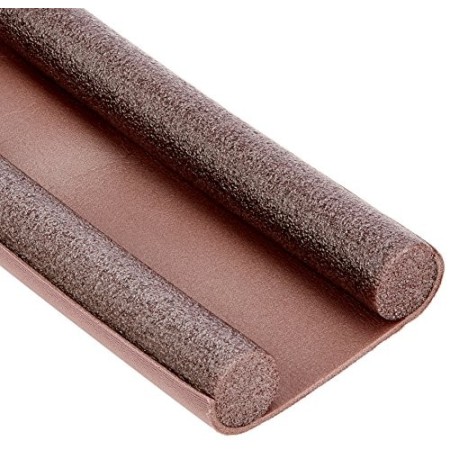 Paraspifferi sottoporta doppio Marrone