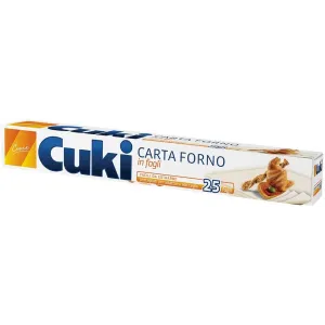 Carta Forno Cuki 25 Fogli tagliati - antiaderente e naturale