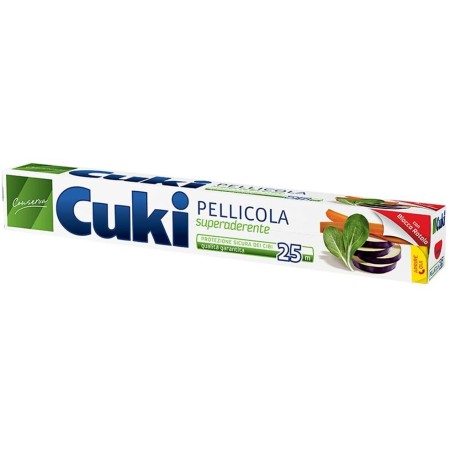 Confezione Pellicola Alimentare Superaderente 25m - Pellicola Cuki