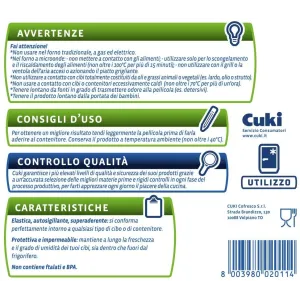 Confezione Pellicola Alimentare Superaderente 25m - Pellicola Cuki 2