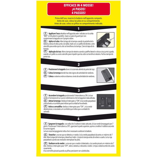 PROTECT HOME Victor Trappola Elettrica Per Topi