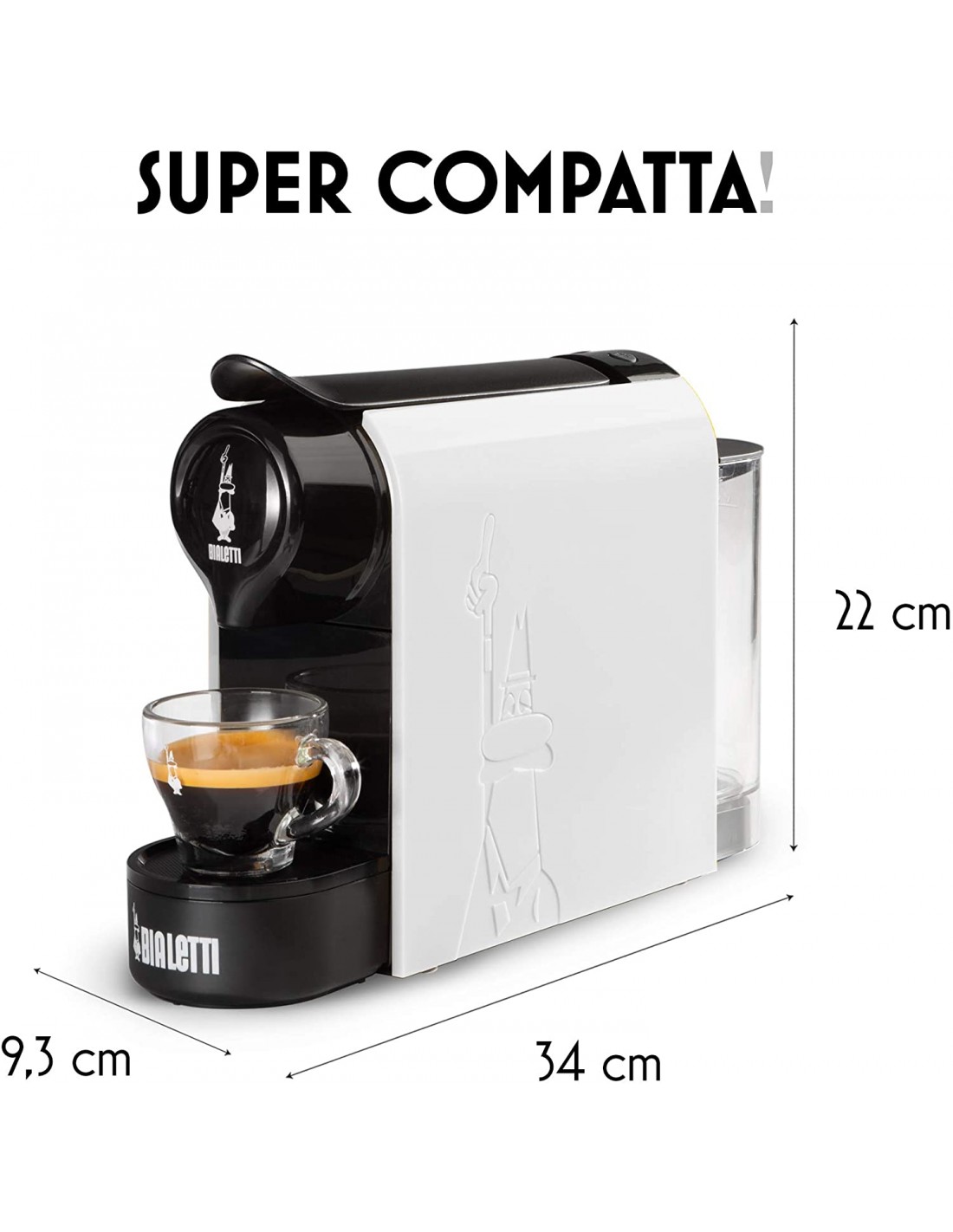 Bialetti Gioia, Macchina da Caffè Espresso per Capsule in Alluminio sistema  Caffè d'Italia, Supercompatta, Ocra + Apri Capsule, Compatibile con Capsule  Alluminio : : Casa e cucina