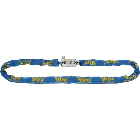 Catena antifurto Viro per moto 90Cm - Catena di Sicurezza Semiquadra rivestita con guaina