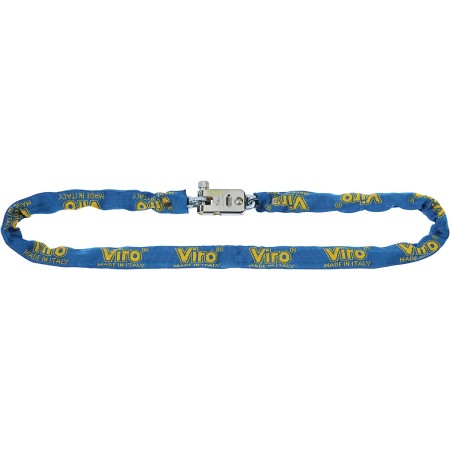 Catena antifurto Viro per moto 90Cm - Catena di Sicurezza Semiquadra rivestita con guaina