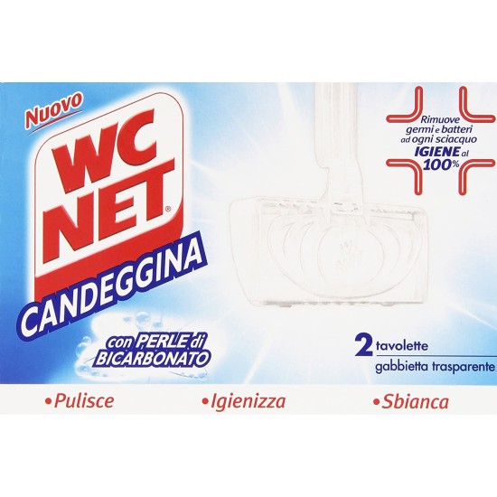 Tavolette WC Net con Candeggina e Perle di Bicarbonato
