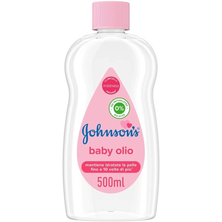 Johnson Baby Oil 500ml - Olio Bambini e Adulti Classico