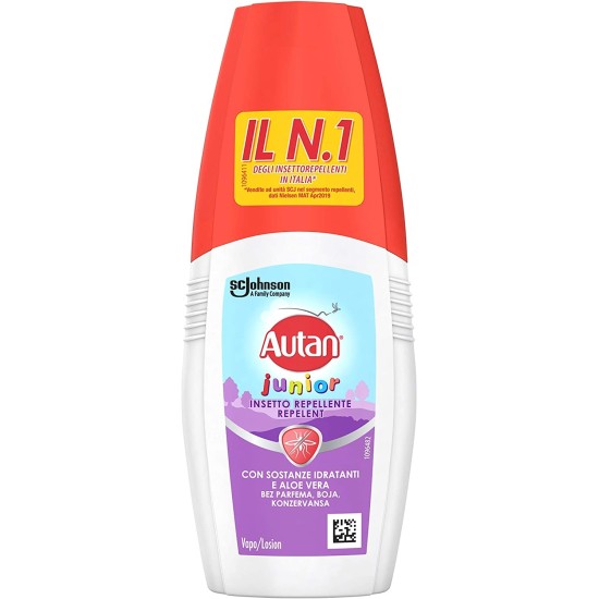 Spray Antizanzare Bambini Autan Family Junior 100ml con aloe