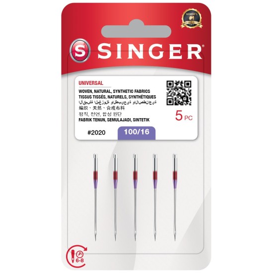 Aghi da cucito Singer 2020 - 5 aghi Macchina per Cucire