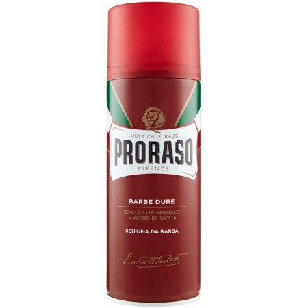 Proraso Schiuma da Barba Rossa - Emoliente Per Barbe Dure 400ml