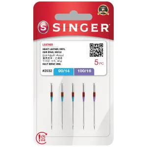 Aghi 2032 (90/14-100/16) per pelle - Aghi Universali Singer