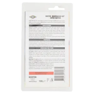 Colla Bostik Super Rapido 100g - Colla di Montaggio Kit 2