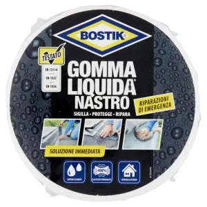 Bostik Gomma Liquida Nastro 7,5 cm x 5 m– Nastri Adesivi Sigillanti